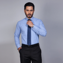 Shirt:Full Sleeve_Regular Fit_Stripe
